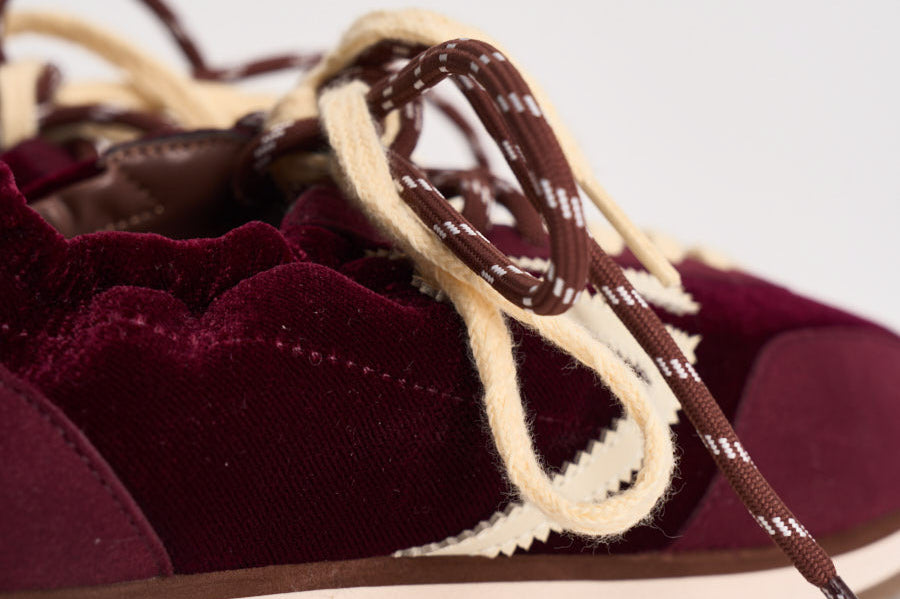 Sneakers donna Panthere bordeaux e gialle PU602P 046 PURAAI 