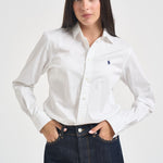 Camicia donna in cotone bianca 211891376 001 RALPH LAUREN 