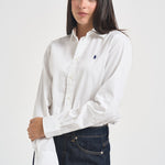 Camicia donna in cotone bianca 211891376 001 RALPH LAUREN 