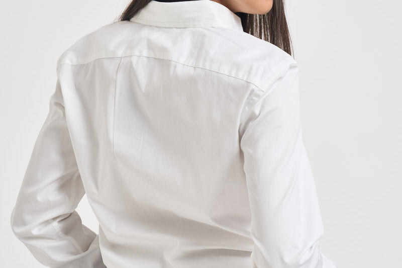 Camicia donna in cotone bianca 211891376 001 RALPH LAUREN 