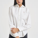 Camicia donna in cotone Oxford bianca 211891377 003 RALPH LAUREN 