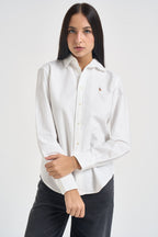 Camicia donna in cotone Oxford bianca 211891377 003 RALPH LAUREN 
