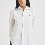 Camicia donna in cotone Oxford bianca 211891377 003 RALPH LAUREN 