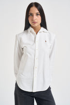 Camicia donna in cotone Oxford bianca 211891377 003 RALPH LAUREN 