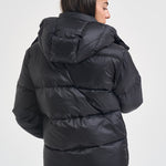 Piumino donna con cappuccio nero 211932183 002 RALPH LAUREN 