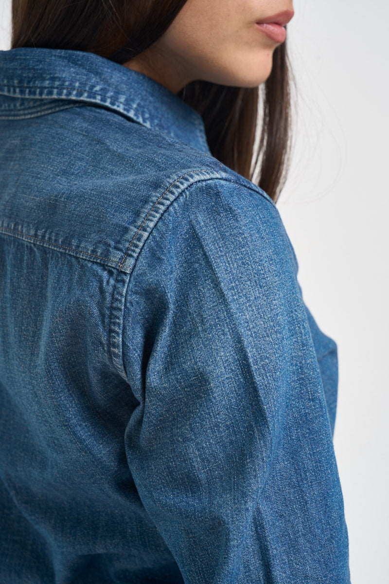 Camicia donna in denim scuro 211969458 001 RALPH LAUREN 