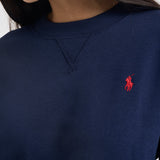 Felpa donna girocollo blu navy 211971697 002 RALPH LAUREN 