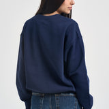 Felpa donna girocollo blu navy 211971697 002 RALPH LAUREN 