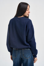 Felpa donna girocollo blu navy 211971697 002 RALPH LAUREN 
