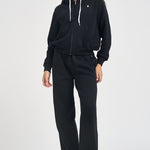 Felpa donna con cappuccio nera 211971699 003 RALPH LAUREN 