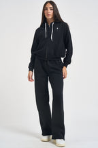 Felpa donna con cappuccio nera 211971699 003 RALPH LAUREN 