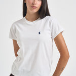 T-shirt donna girocollo bianca 211B14605 032 RALPH LAUREN 