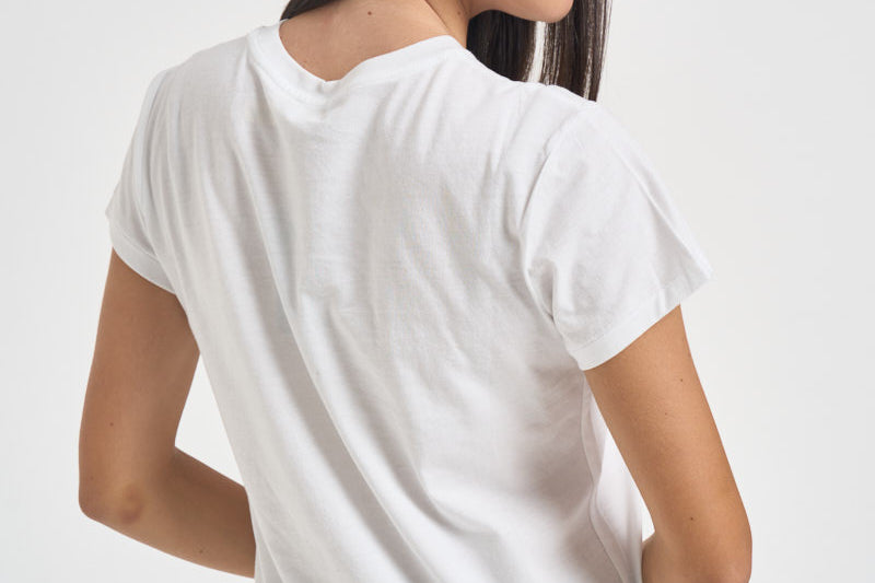 T-shirt donna girocollo bianca 211B14605 032 RALPH LAUREN 