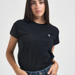 T-shirt donna girocollo nera 211B14605 033 RALPH LAUREN 