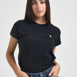 T-shirt donna girocollo nera 211B14605 033 RALPH LAUREN 