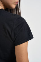 T-shirt donna girocollo nera 211B14605 033 RALPH LAUREN 