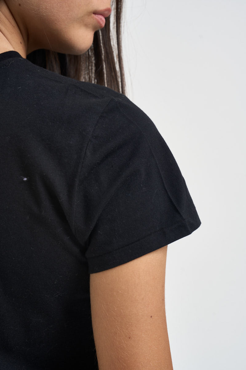 T-shirt donna girocollo nera 211B14605 033 RALPH LAUREN 