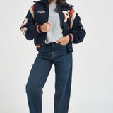 Bomber donna fantasia blu navy 211B16685 001 RALPH LAUREN 