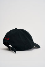 Cappello uomo baseball nero con logo rosso 710548524 012 RALPH LAUREN 