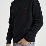 Felpa uomo girocollo nera 710766772 001 RALPH LAUREN 
