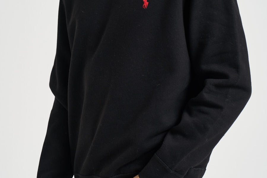 Felpa uomo girocollo nera 710766772 001 RALPH LAUREN 