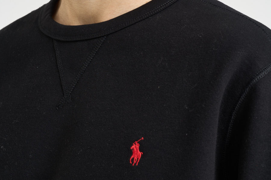 Felpa uomo girocollo nera 710766772 001 RALPH LAUREN 