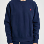 Felpa uomo girocollo blu 710766772 003 RALPH LAUREN 