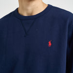 Felpa uomo girocollo blu 710766772 003 RALPH LAUREN 