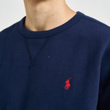 Felpa uomo girocollo blu 710766772 003 RALPH LAUREN 