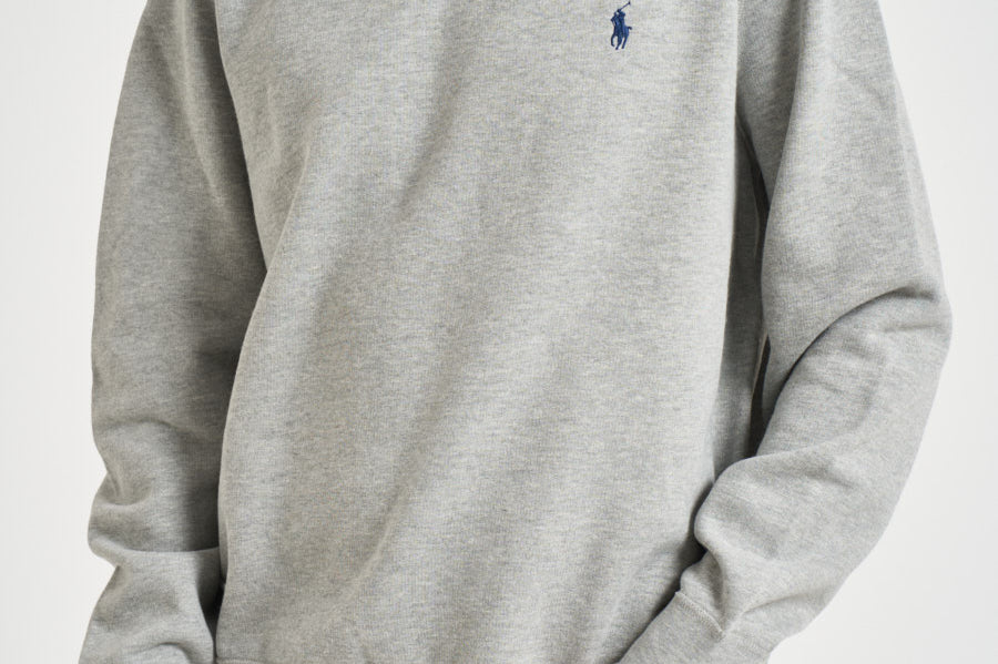 Felpa uomo girocollo grigio 710766772 004 RALPH LAUREN 