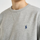 Felpa uomo girocollo grigio 710766772 004 RALPH LAUREN 
