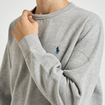 Felpa uomo girocollo grigio 710766772 004 RALPH LAUREN 