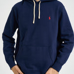 Felpa uomo con cappuccio blu 710766778 007 RALPH LAUREN 
