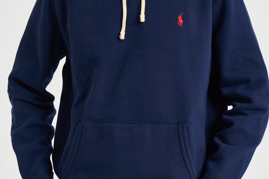 Felpa uomo con cappuccio blu 710766778 007 RALPH LAUREN 