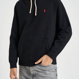Felpa uomo con cappuccio nera 710766778 008 RALPH LAUREN 