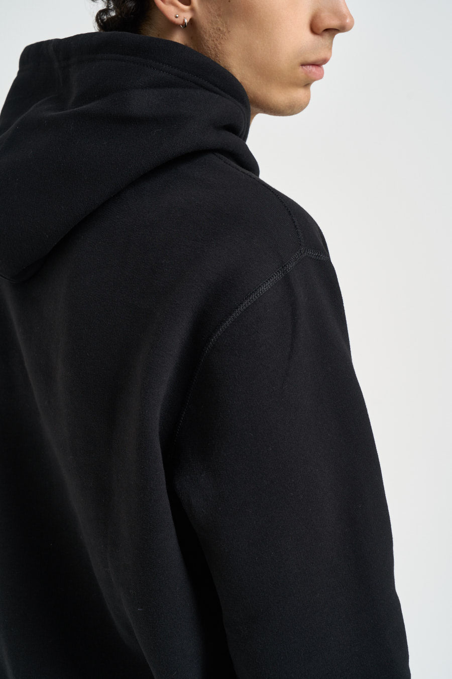 Felpa uomo con cappuccio nera 710766778 008 RALPH LAUREN 