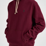 Felpa uomo con cappuccio bordeaux 710766778 025 RALPH LAUREN 
