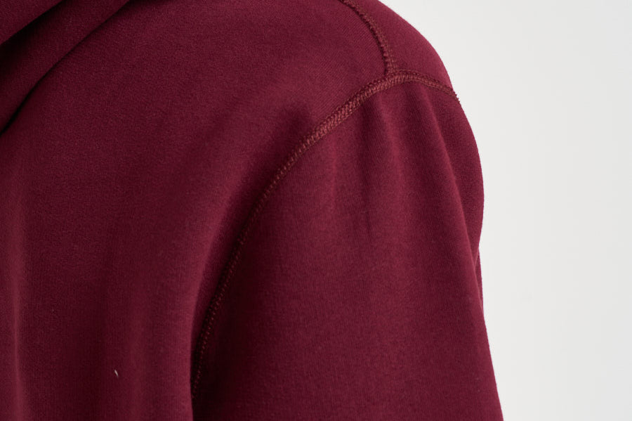 Felpa uomo con cappuccio bordeaux 710766778 025 RALPH LAUREN 