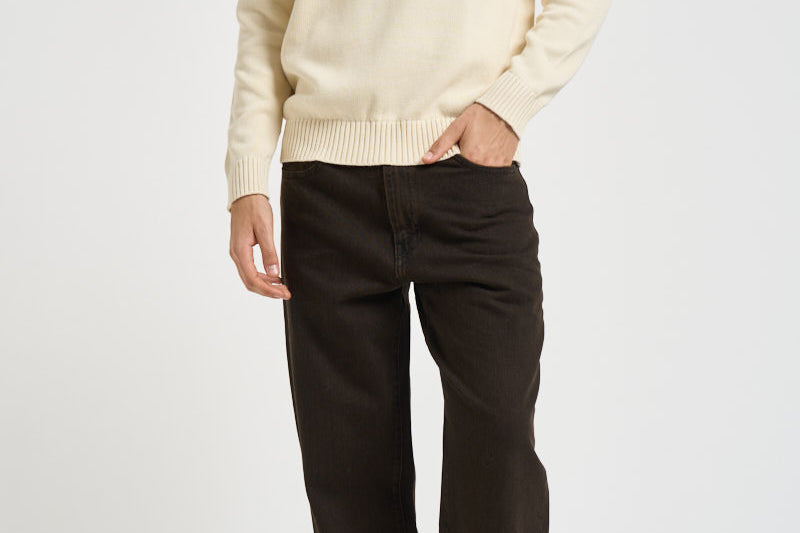 Maglia uomo in cotone panna 710810846 035 RALPH LAUREN 