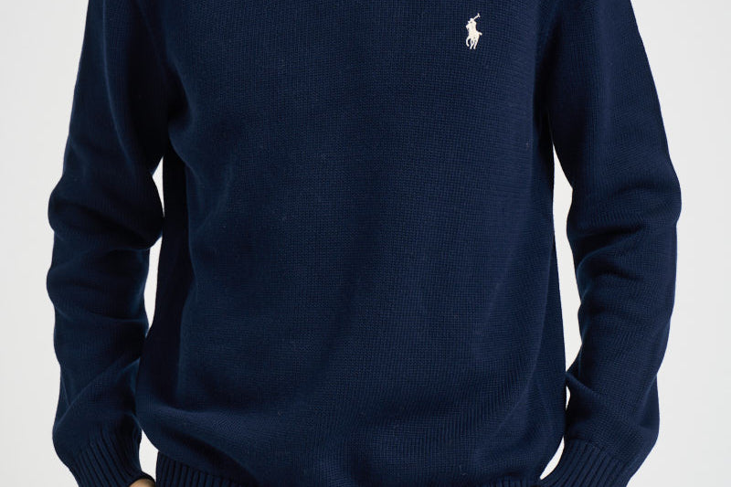 Maglia uomo girocollo blu navy 710810846 503 RALPH LAUREN 