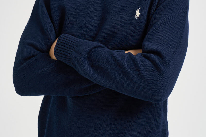 Maglia uomo girocollo blu navy 710810846 503 RALPH LAUREN 