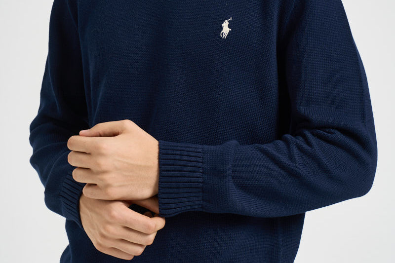 Maglia uomo girocollo blu navy 710810846 503 RALPH LAUREN 