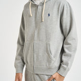 Felpa uomo con cappuccio grigia 710813297 002 RALPH LAUREN 