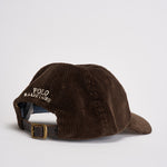 Cappellino uomo in velluto a costine marrone 710847175 500 RALPH LAUREN 