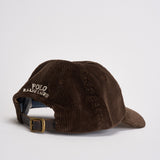 Cappellino uomo in velluto a costine marrone 710847175 500 RALPH LAUREN 