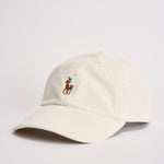 Cappellino uomo in velluto a costine panna 710847175 501 RALPH LAUREN 