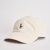 Cappellino uomo in velluto a costine panna 710847175 501 RALPH LAUREN 