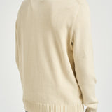 Maglia uomo mezza zip panna 710859939 503 RALPH LAUREN 