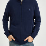 Cardigan uomo full zip blu navy 710876719 001 RALPH LAUREN 