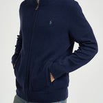 Cardigan uomo full zip blu navy 710876719 001 RALPH LAUREN 